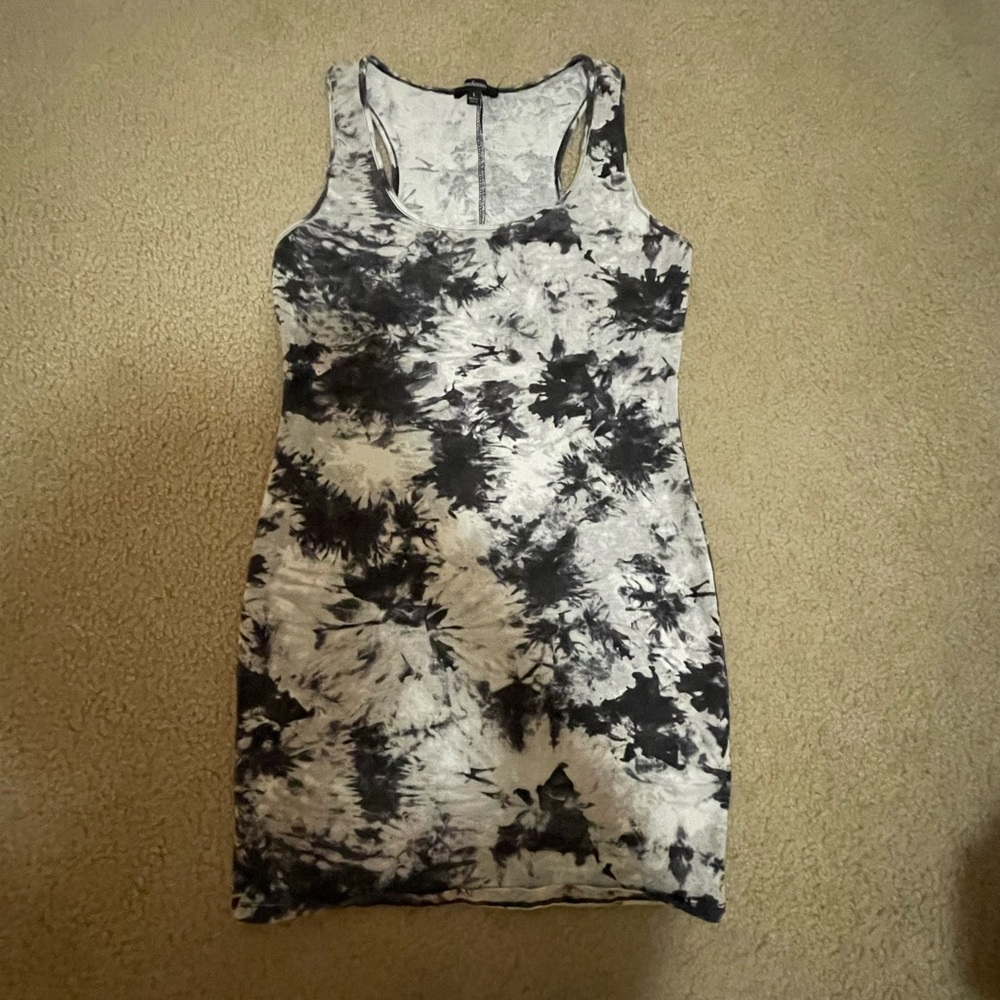 Tye dye mini dress